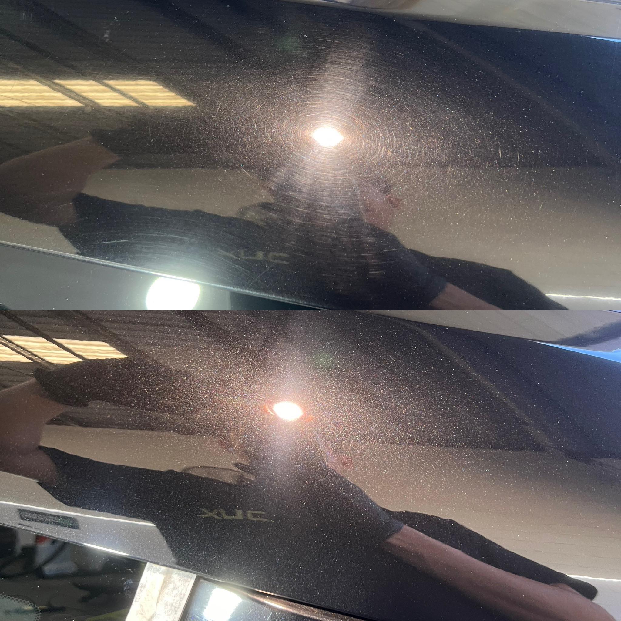 Paint defect correction before after Gold Coast