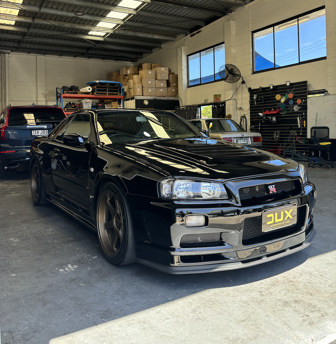 R34 GT-R V-Spec Ceramic Coating Full Protection Gold Coast - Dux Car Care