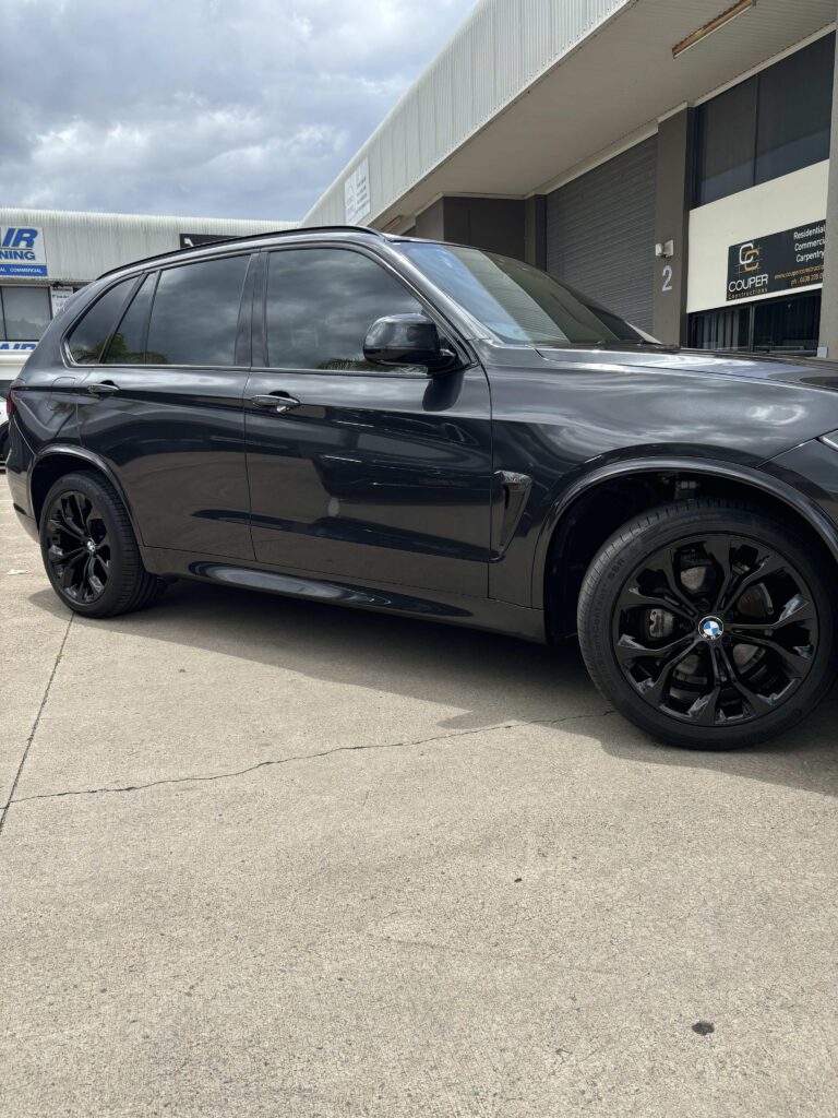 BMW X5 detailing studio – ceramic coating process in action