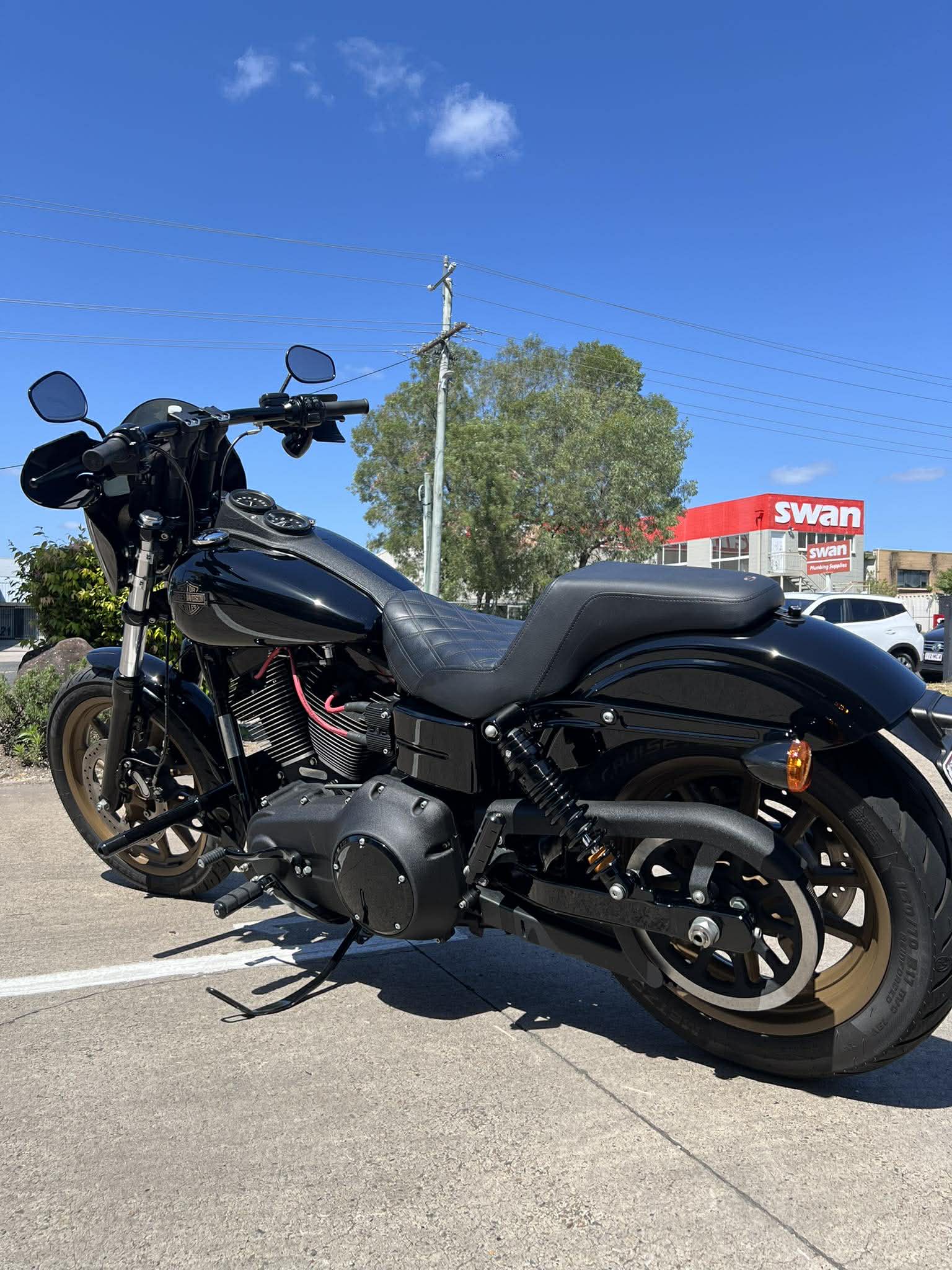 Ceramic coating Gold Coast — motorbike gloss finish Dux Car Care